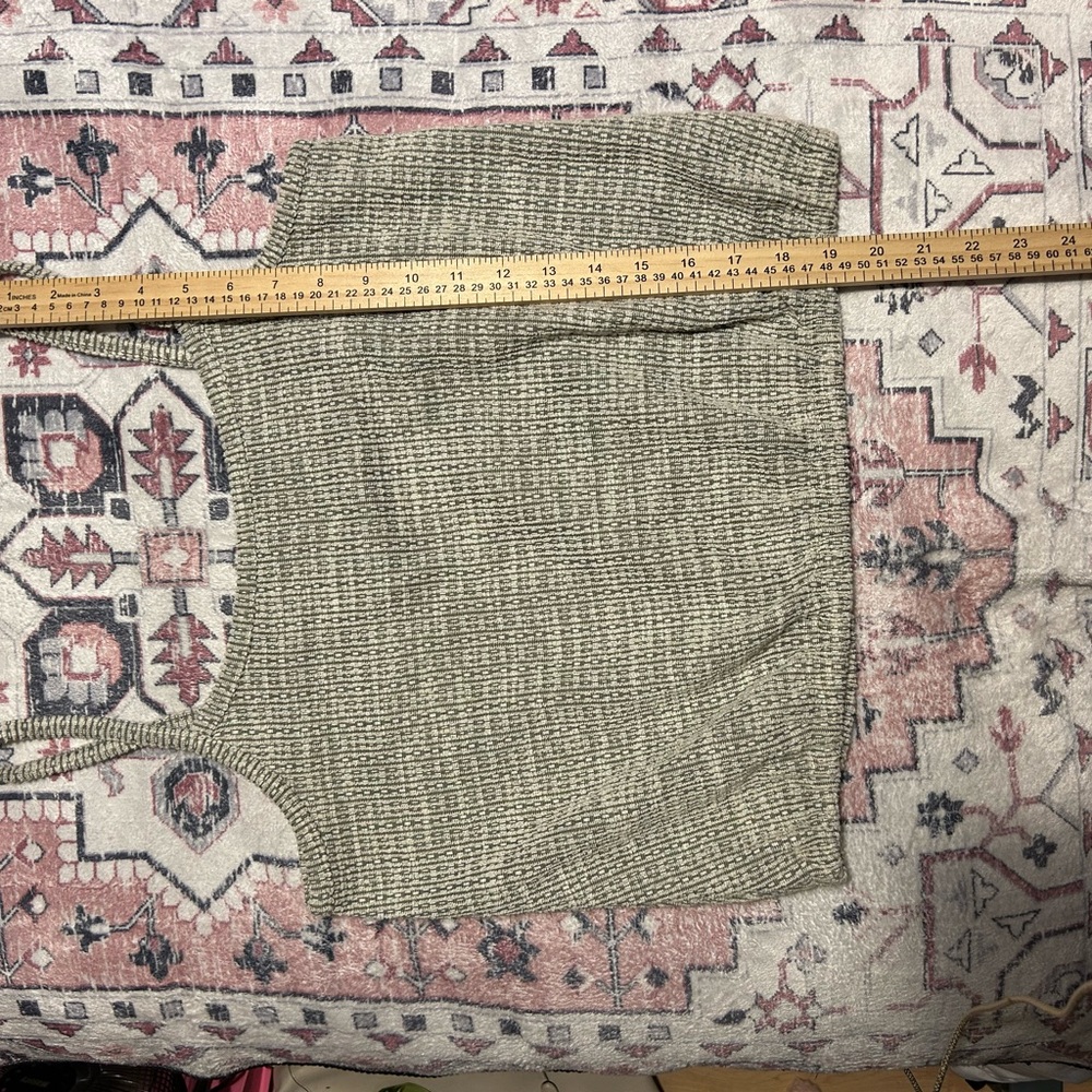 LOFT Sage Green Knit Top - Picture 5 of 6